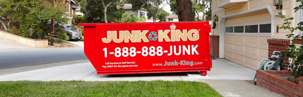 junk removal dumpster in gibsonville, nc